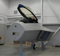 Military jet seat and canopy training system