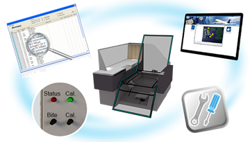 Advanced maintenance capacity for easy diagnostic and quick replacement