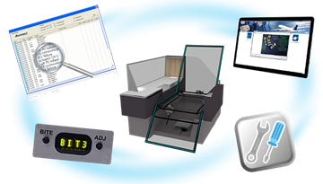 Advanced maintenance capacity for easy diagnostic and replacement